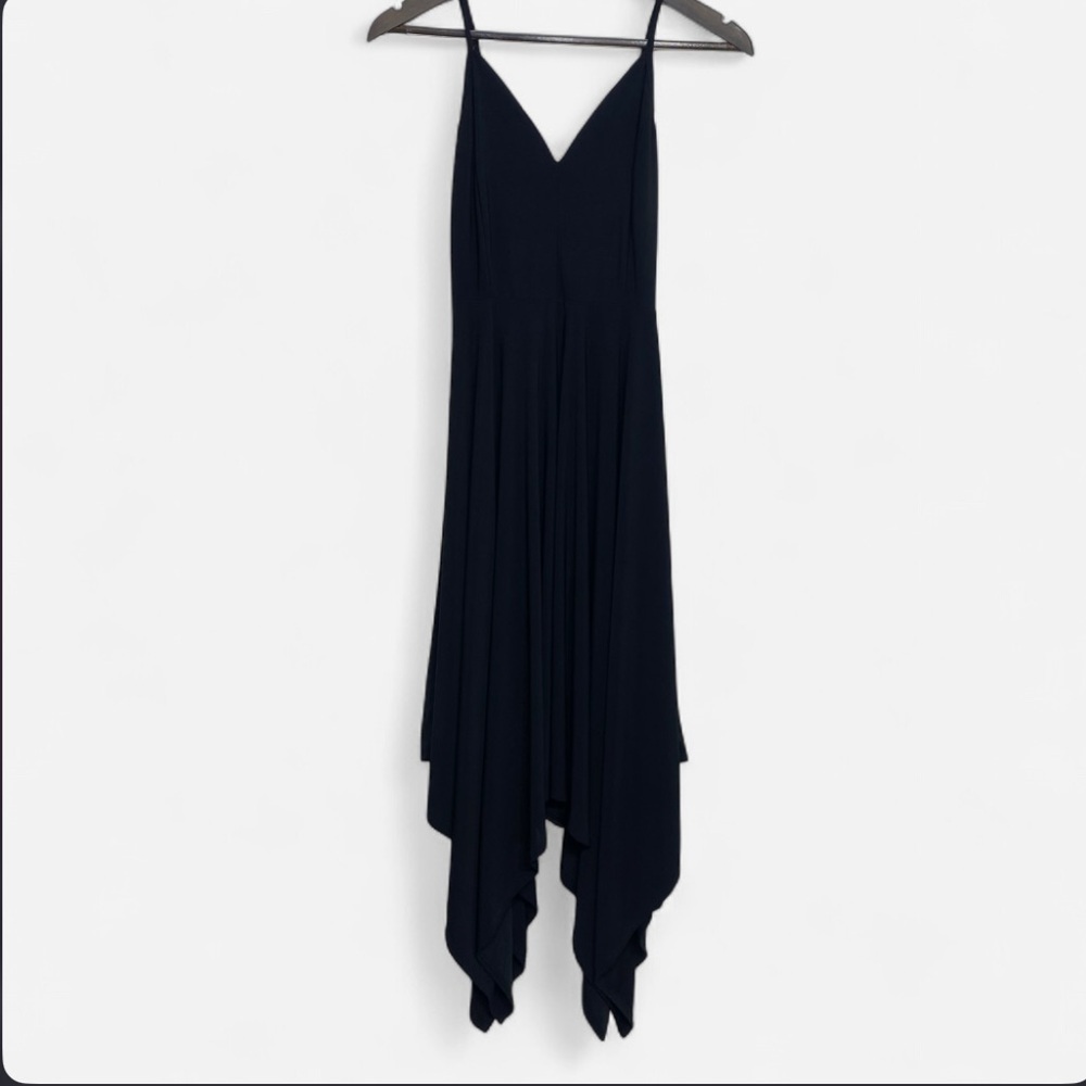 Urban Rose Asymmetrical Black Spaghetti Strap Dress Juniors Size Medium